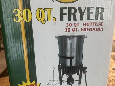 Bass Pro Shops 30 QT. Aluminum Deep Fryer with Safety Timer & Thermometer