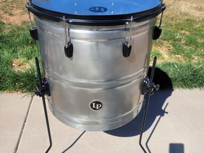 LP Latin Percussion Floor Tom Drum w/ Legs – Metal Shell – Great Condition