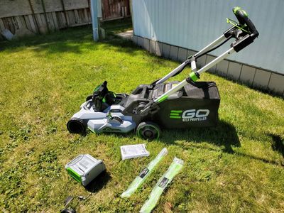 EGO POWER+ LM2135SP 21" 56V Cordless Self-Propelled Lawn Mower w/ Bag, Battery & Charger