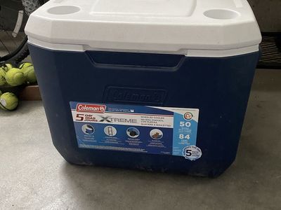 Coolers for sale – Coleman wheeled + Igloo lunch cooler