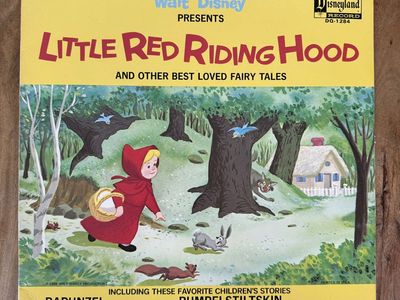 Disneyland Little Red Riding Hood Record Jacket Cover - DQ 1284 - NO RECORD