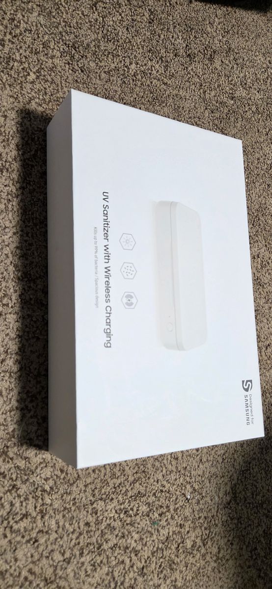 Samsung Qi Charger with UC Sanitizer $20