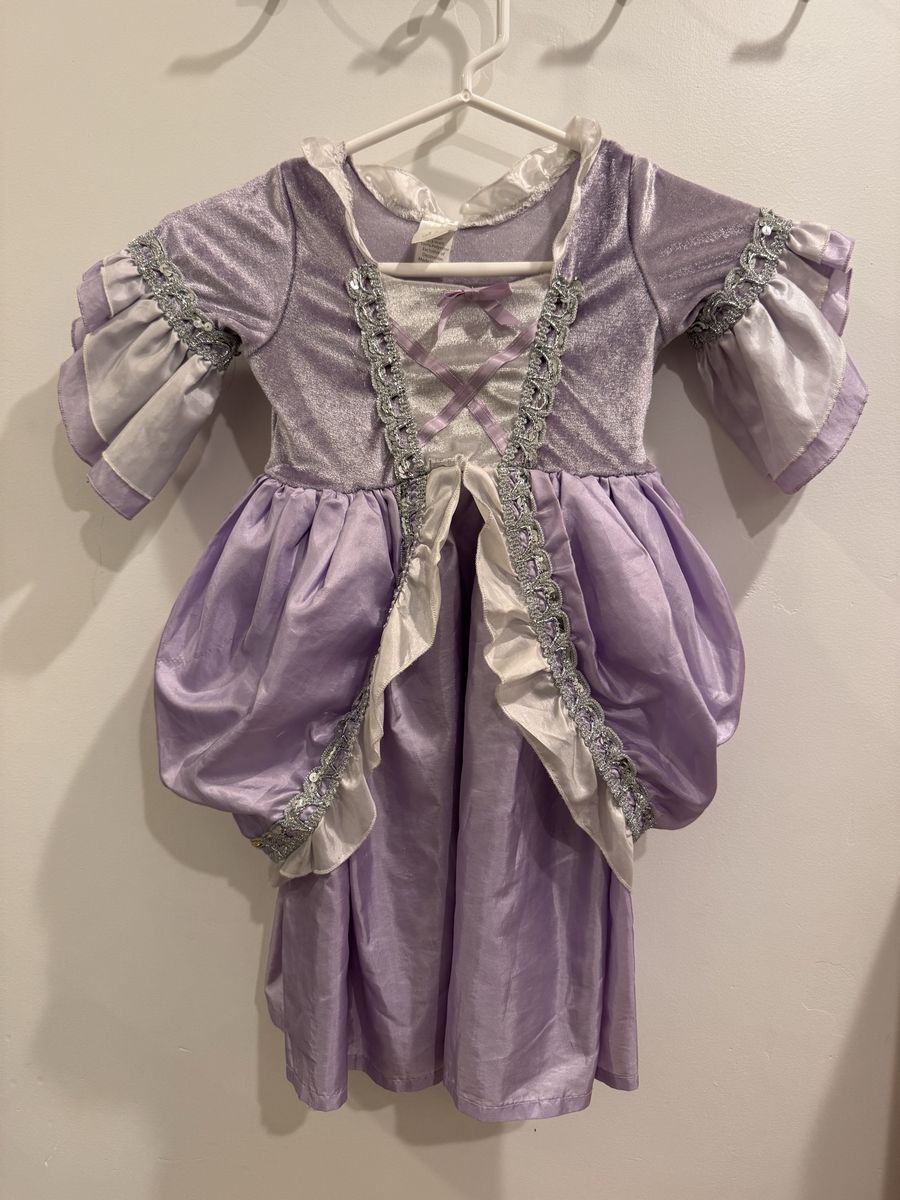 Girls' Purple Rapunzel Princess Dress-Up Costume Dress - Size 1/3