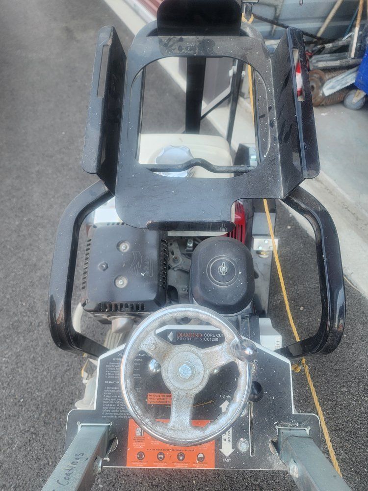 Core Cut CC1200XL Walk-Behind Concrete Saw - Used Industrial Equipment