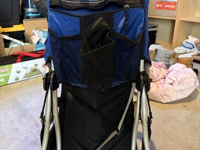 Kelty Kids Trek Stand Up Child Carrier Backpack Blue Hiking
