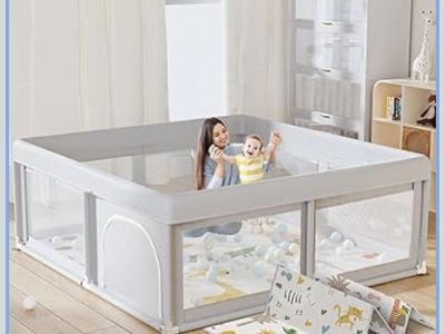 Baby playpen w/mat