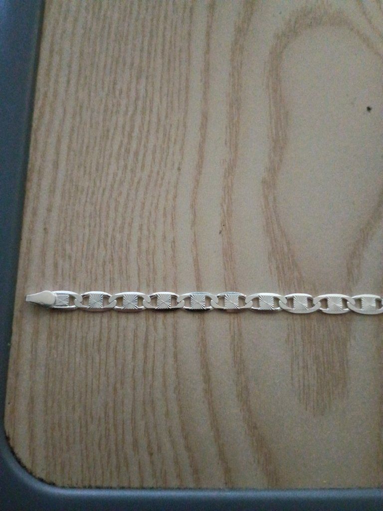 Italian silver 925 6-in bracelet