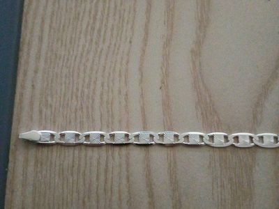 Italian silver 925 6-in bracelet