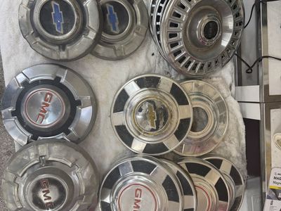 GMC Chevrolet dog dish and square body hubcaps