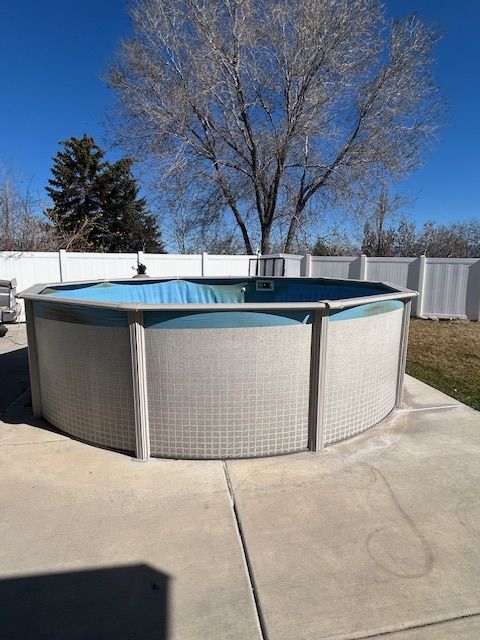16' x 48" round Shark line above ground pool $500.00 OBO