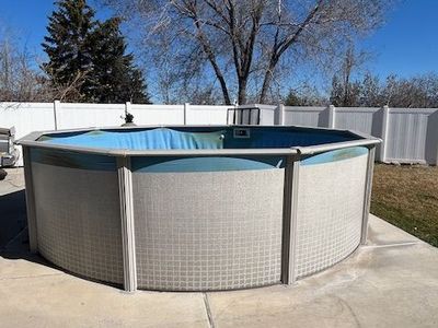 16' x 48" round Shark line above ground pool $500.00 OBO
