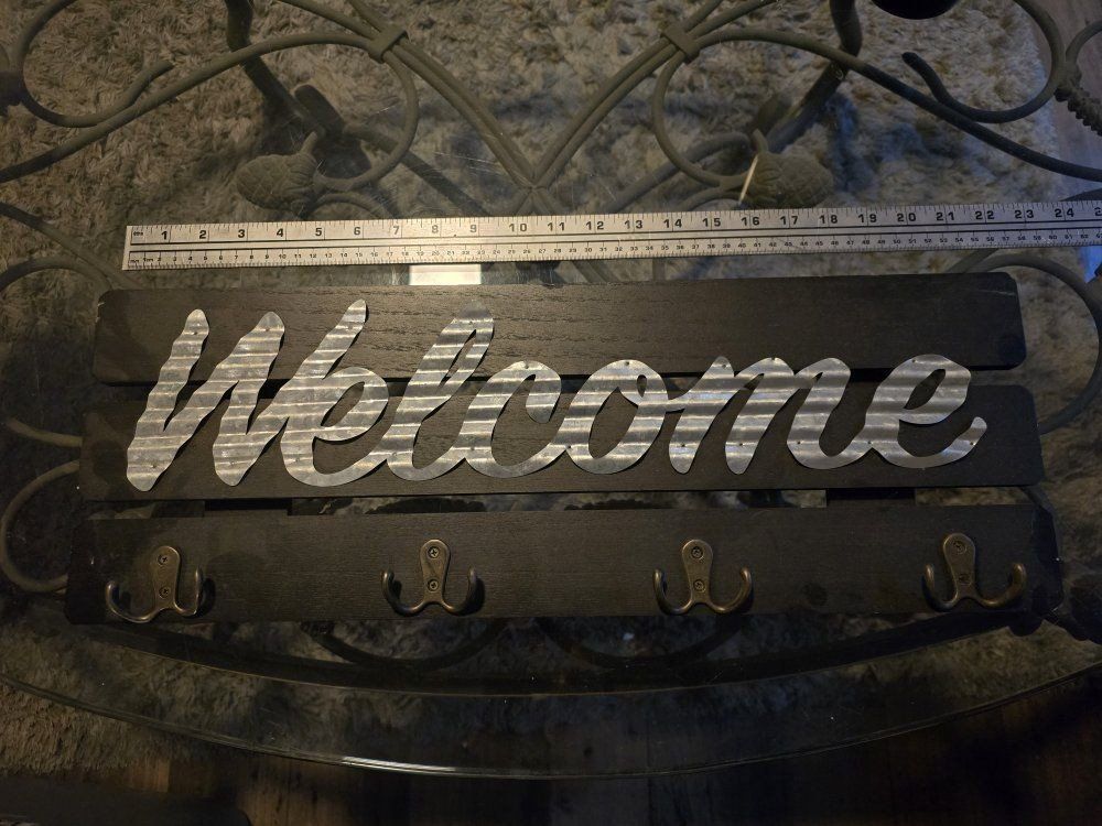 Welcome Sign Coat Hanger