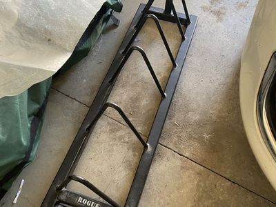 Rolling weight plate rack