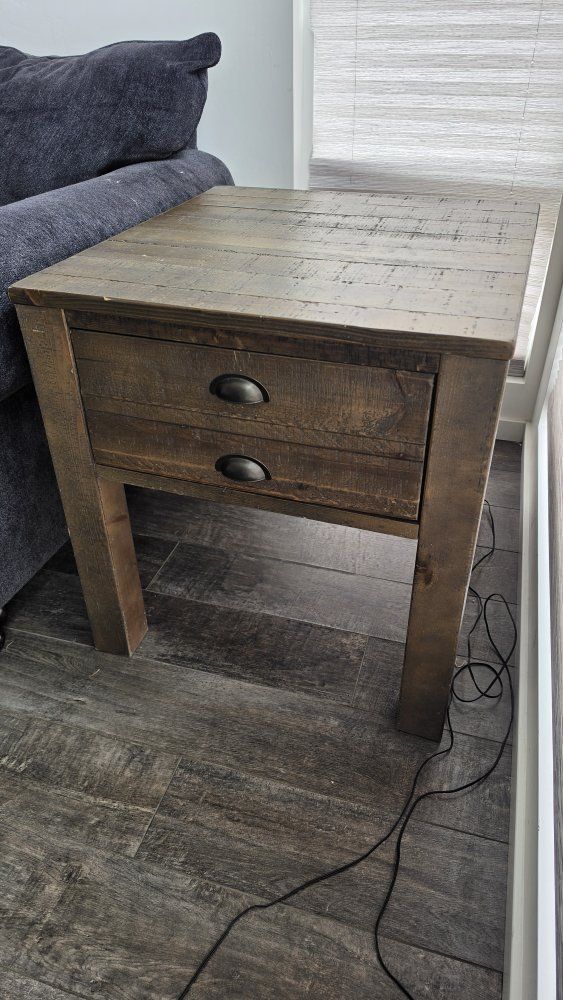 living room end table pair