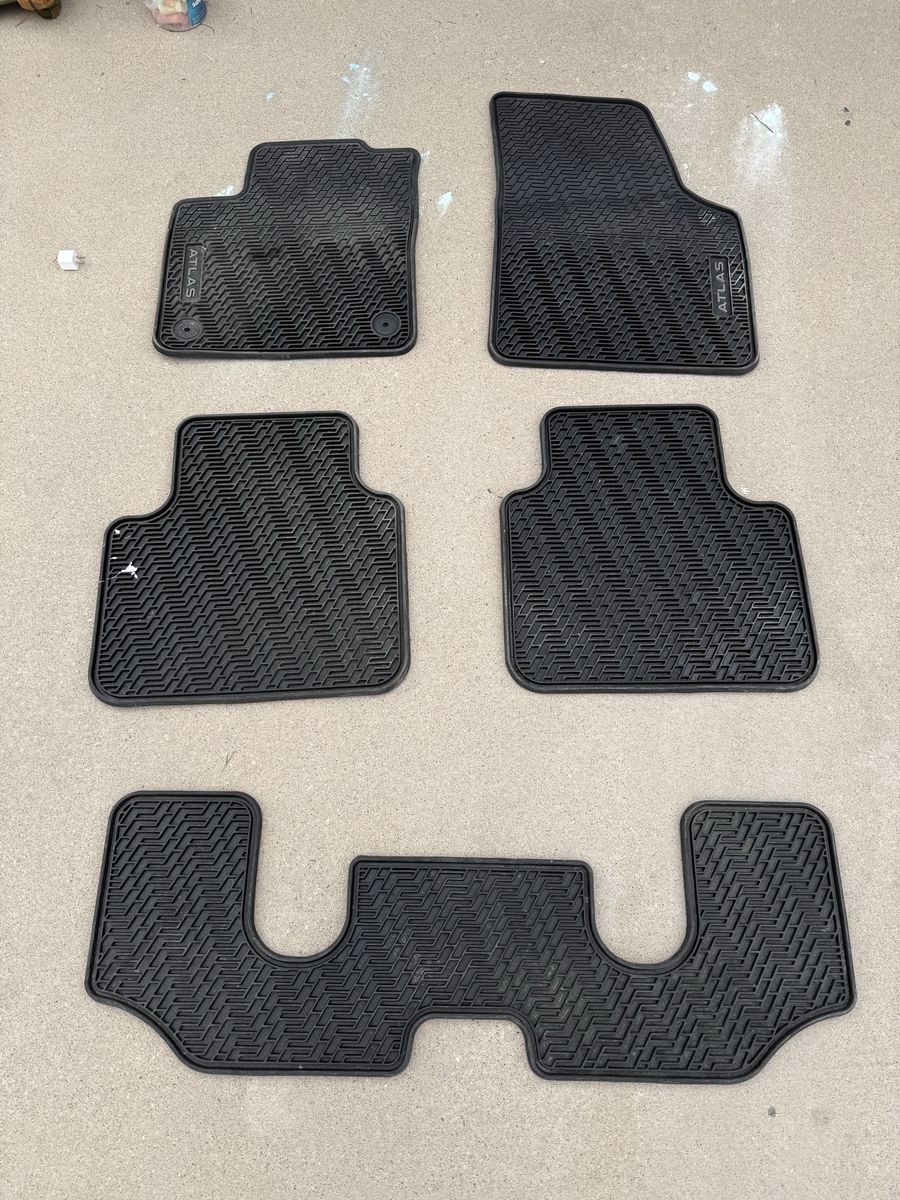 2019-2026 Volkswagen Atlas Rubber Floor Mats