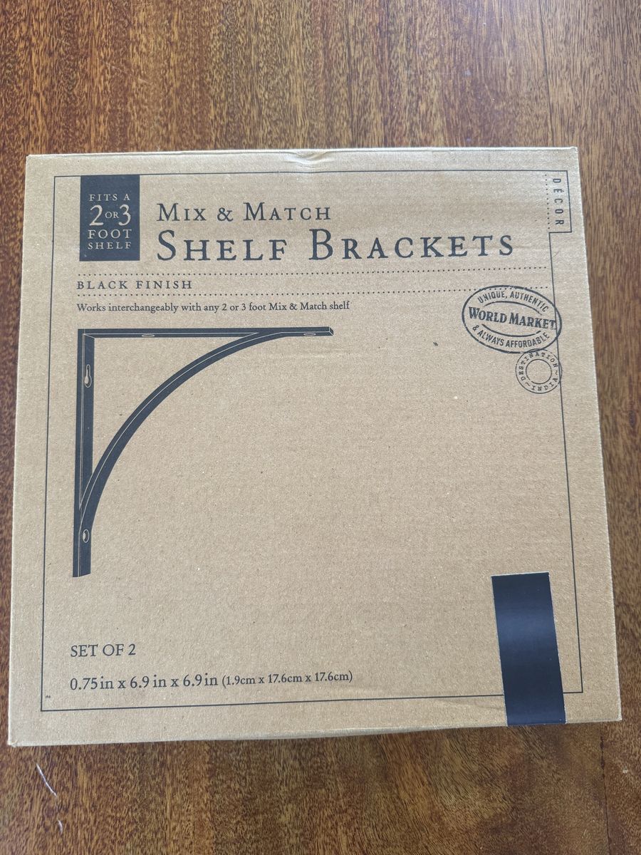 World Market Shelf Brackets