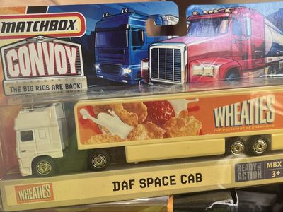 Matchbox Convoy Wheaties DAF Space Cab Truck Die-Cast Toy L3111 - NIB