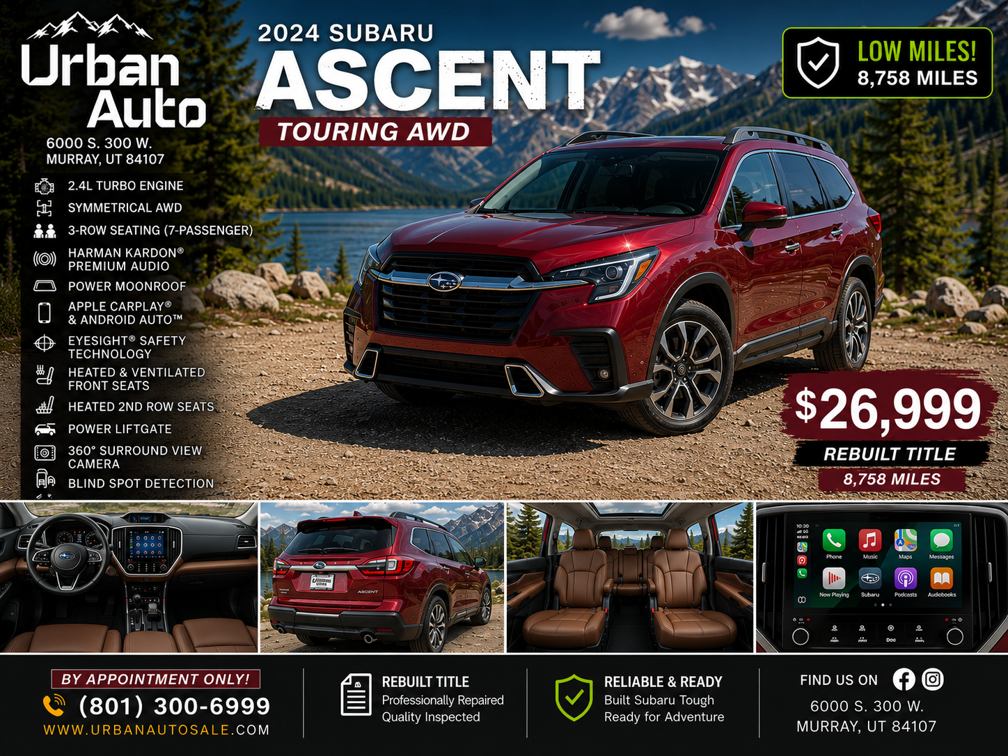2024 Subaru Ascent Touring