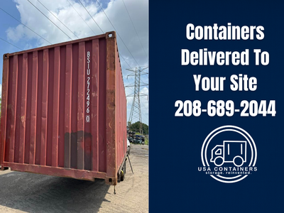 20' & 40' Shipping Containers – Weatherproof Storage – Great Value
