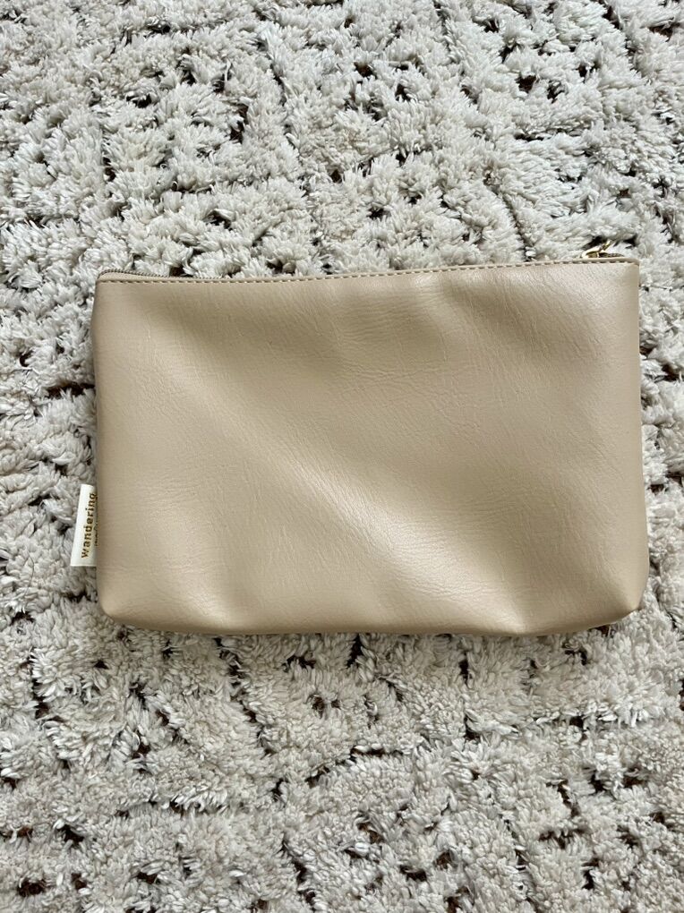 Zip-Up Makeup Bag