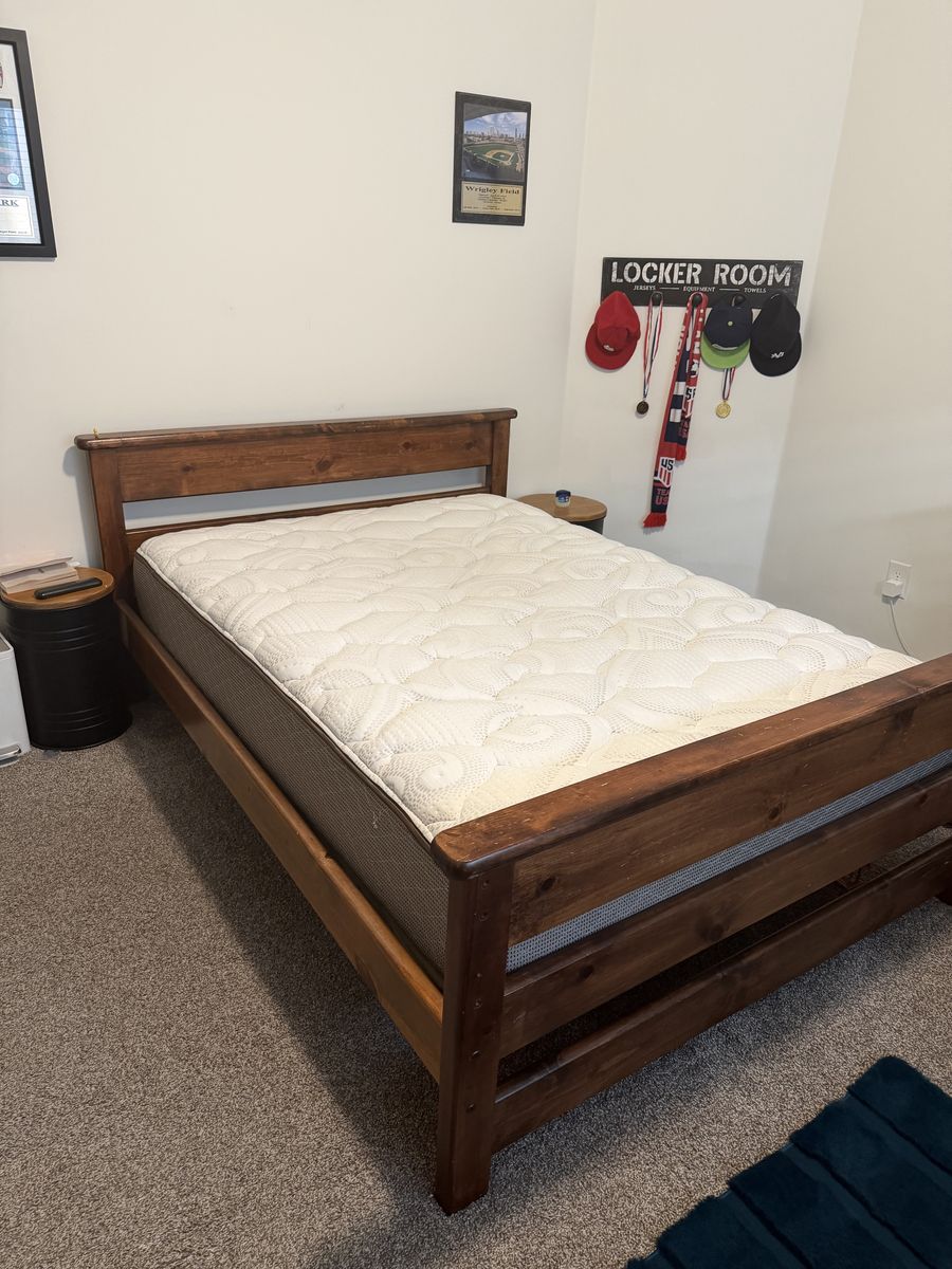 Full Size Mattress and Frame