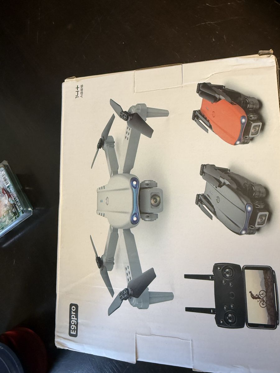 E99pro Drone with Camera and Remote Control - Never Used, Ready for Fun!