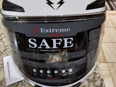 1 STORM Motorcycle Helmet (size XL Brand New)