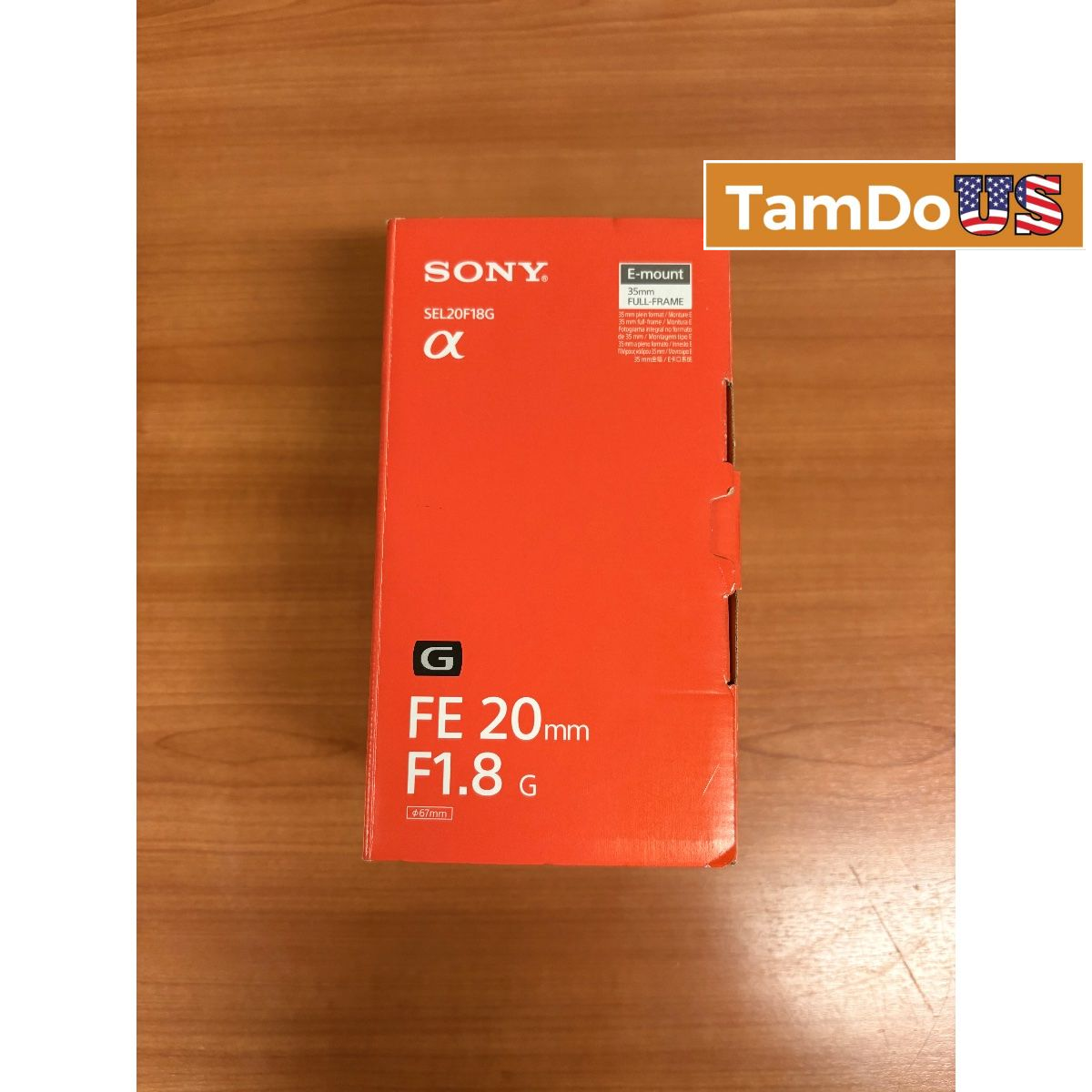 Sony FE 20mm F1.8 G Full-Frame E-Mount Lens SEL20F18G