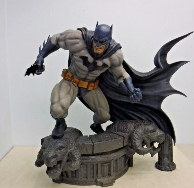 Selling comic statues Batman, Thor, and Captain America