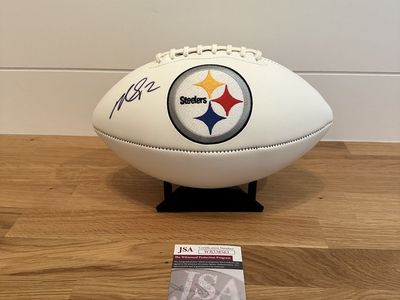 Michael Vick Signed Pittsburgh Steelers Football — JSA Witness Certified