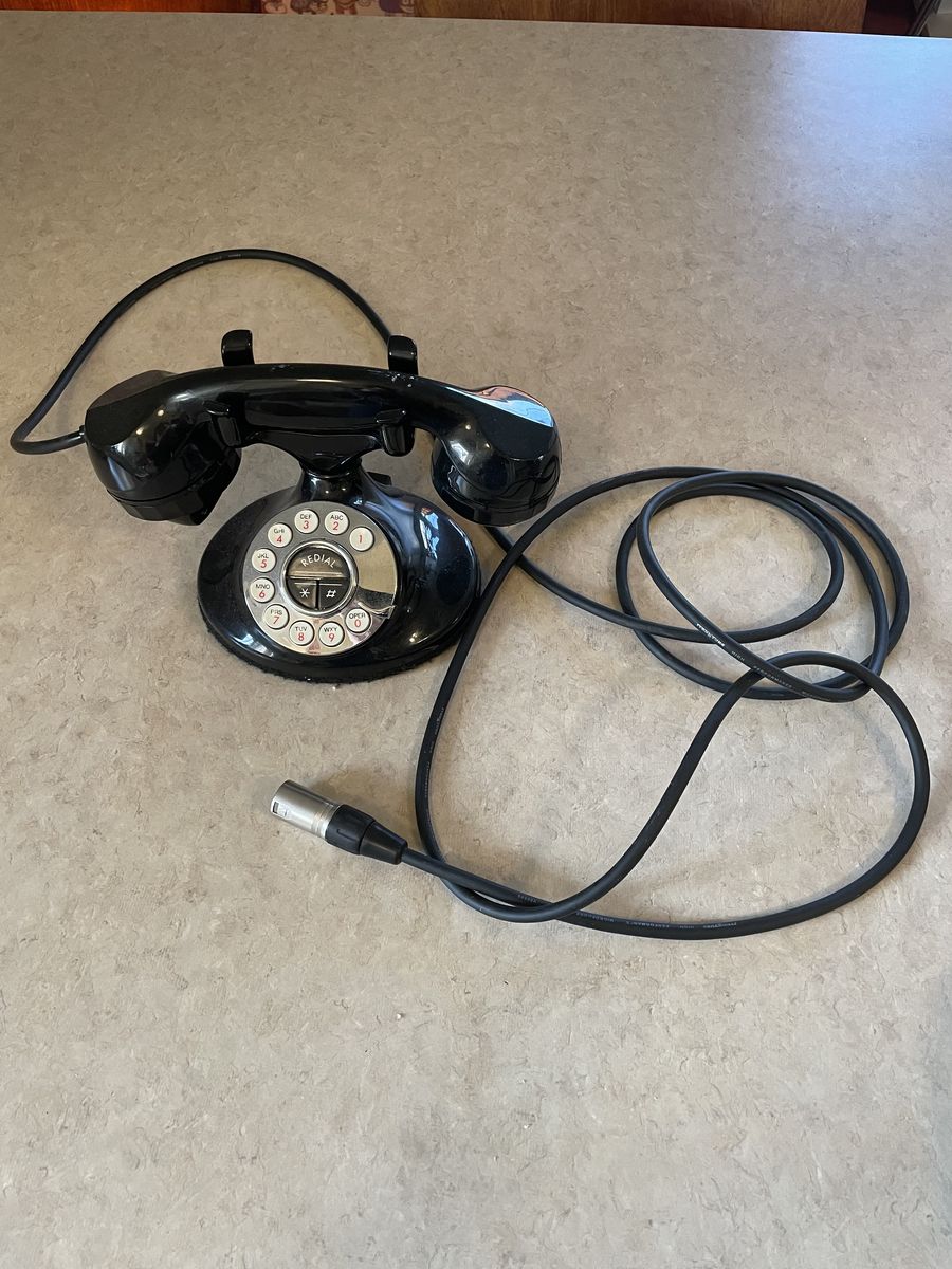 Retro Telephone Decor/Microphone