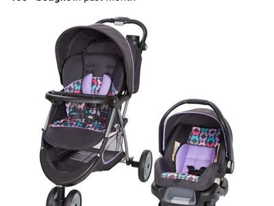 Baby Trend EZ Ride 35 Travel System Stroller & Infant Car Seat Combo, Sophia, BPA Free Tray