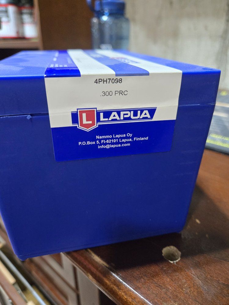 New Lapua 300 PRC brass