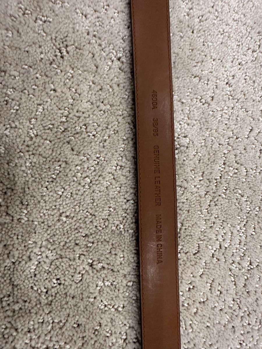 Leather belt