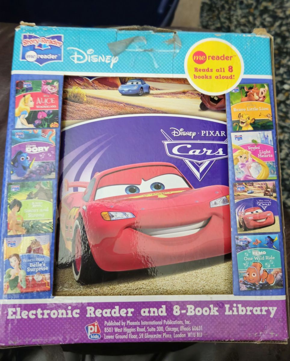 Disney E-Reader and 8 Book Library