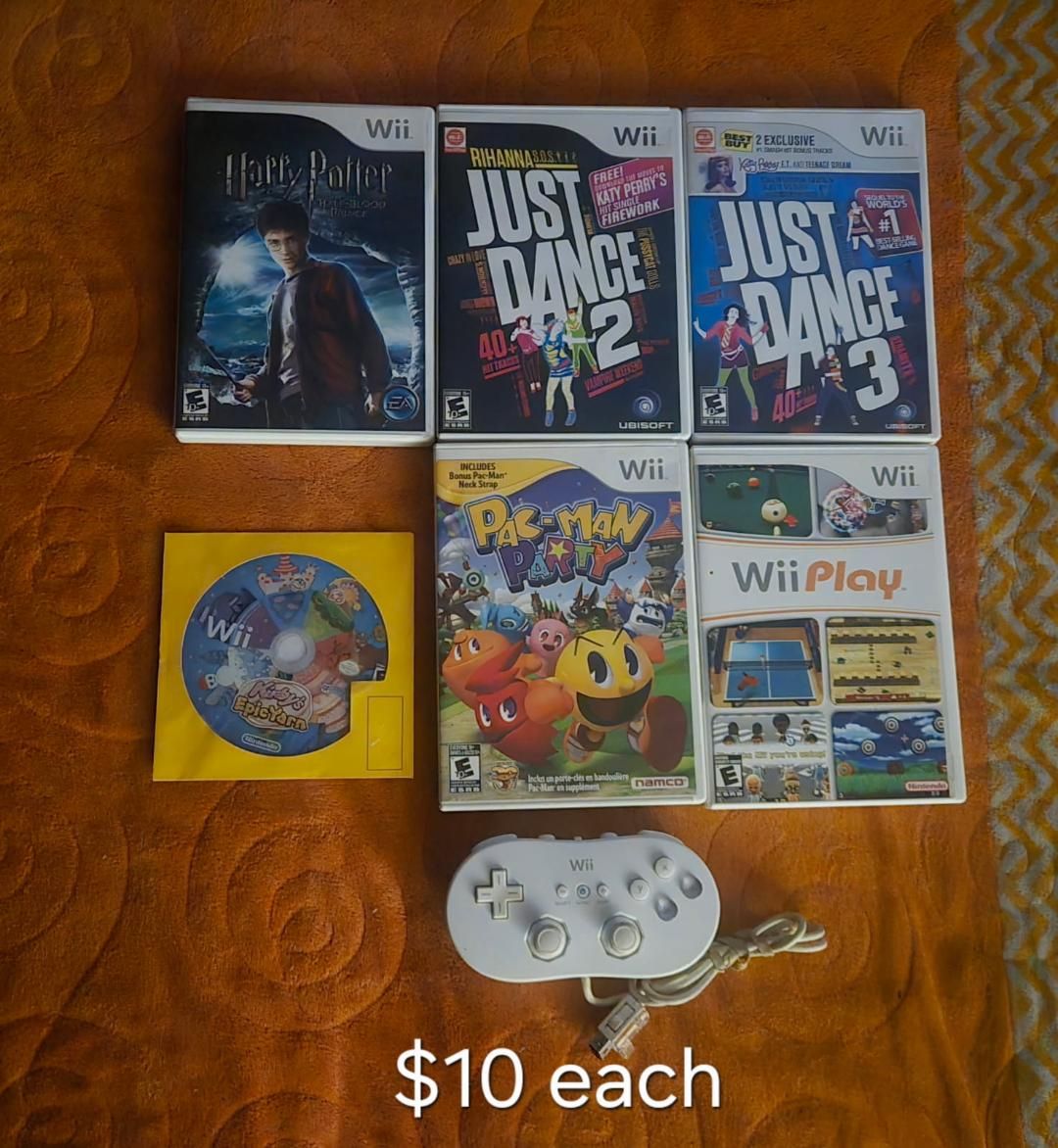 Nintendo Wii games $10 each including Just Dance 3! Trades considered!