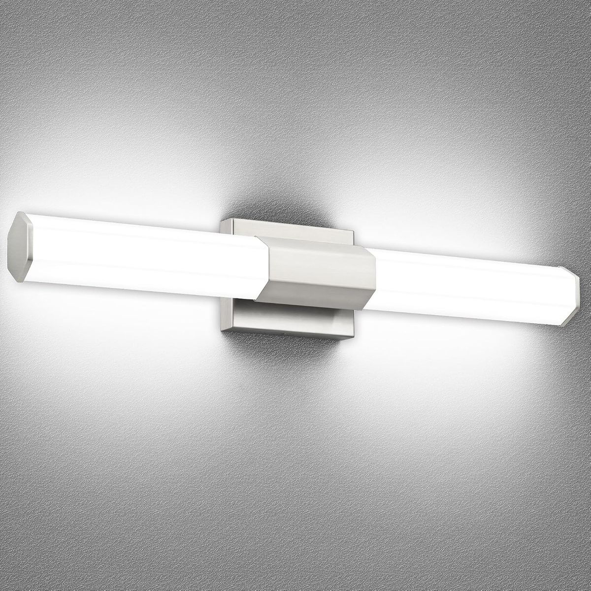 32" Brushed Nickel LED Vanity Light Bathroom Vanity Lights Over Mirror