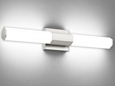 32" Brushed Nickel LED Vanity Light Bathroom Vanity Lights Over Mirror