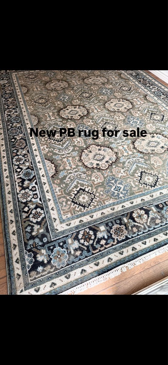 Hand knit rug 9 x 12 feet. $300 off !!