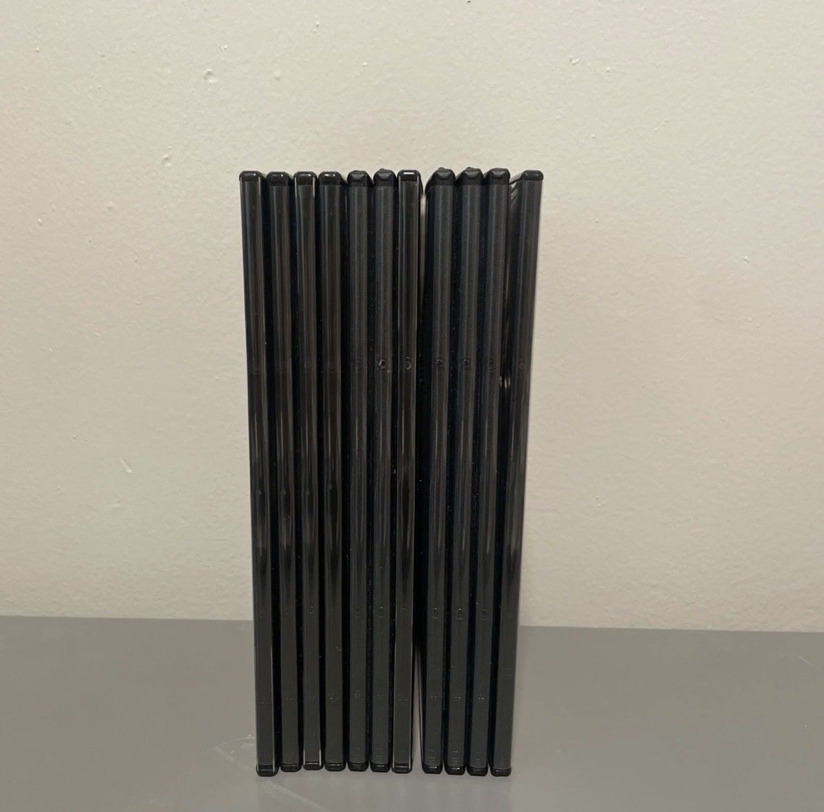 PREMIUM SLIM Black Double DVD Cases 7MM (100% New