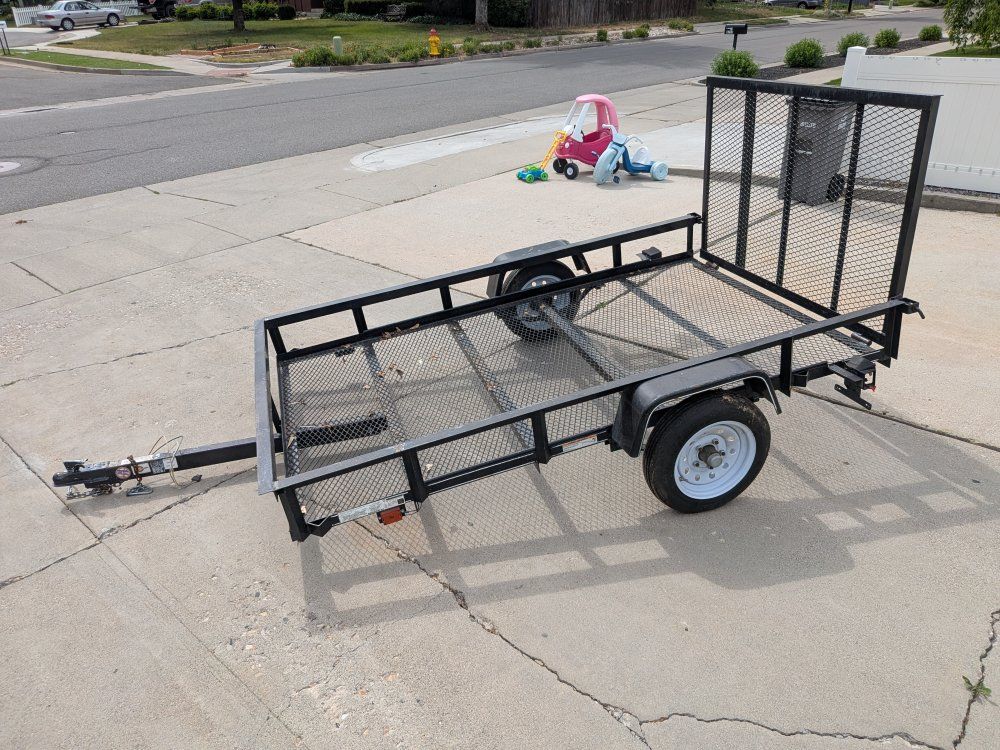 5x8 Carry-On Utility Trailer W/Rear gate