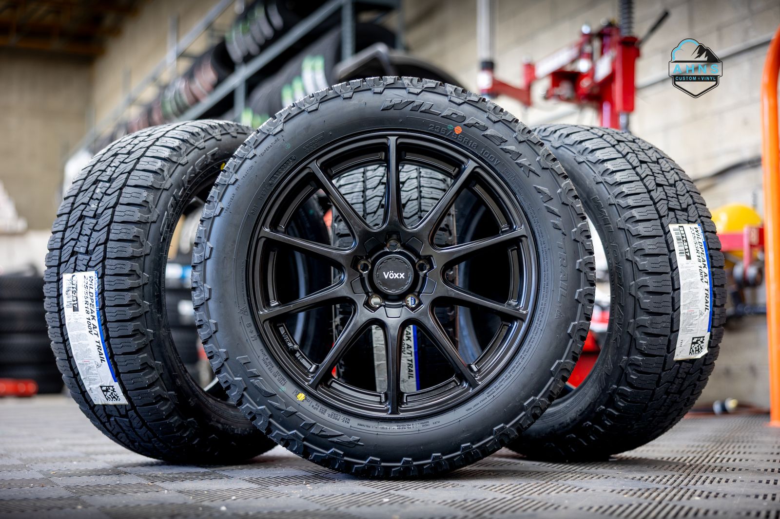 18" Voxx | 235 55 18 Falken Wildpeak | Tesla Model Y | Wheel Package | All Season Tires | 235/55r18 | Honda | Toyota