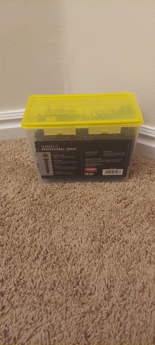 Grabber drywall screws 1 1/4in.