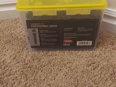 Grabber drywall screws 1 1/4in.