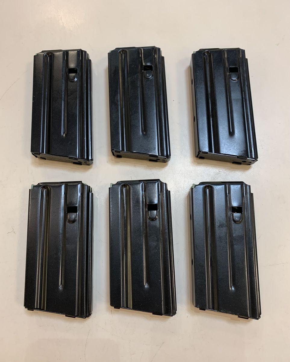 6 - Colt AR-15 40 Round .223/5.56 Steel Magazines New