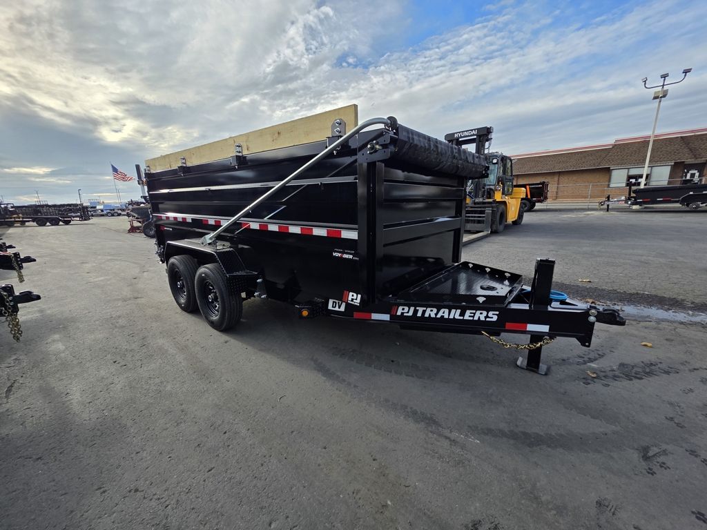 2026 PJ Trailers 7X14 DV 15.4K with 4' Sides Dump