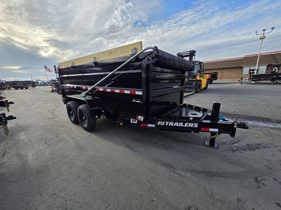 2026 PJ Trailers 7X14 DV 15.4K with 4' Sides Dump