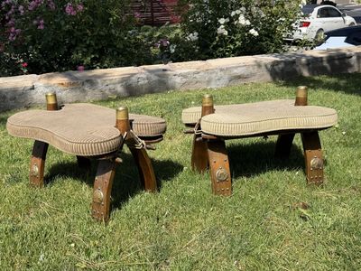 Two camel seats
