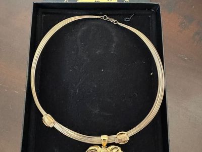 Elephant Hair Necklace with Elephant Pendant