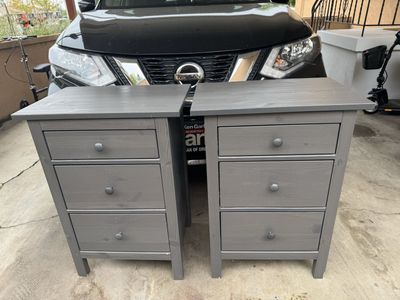 Ikea Hemnes Matching Set 3 Drawer Nightstands